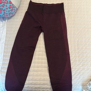 Maroon PINK seamless workout bundle